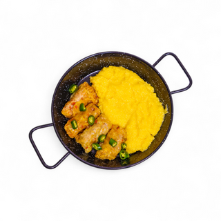 Sărmăluțe în foi de varză cu mămăliguță și ardei iute  