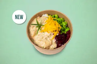Creveti Creamy Garlic / orez basmati