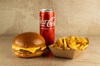 Велетень Суперсирний бургер меню