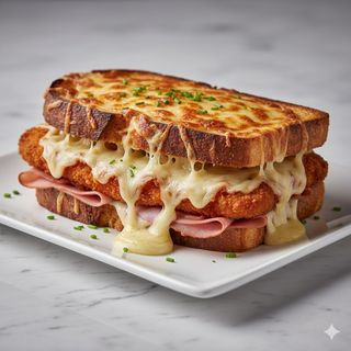 Sándwich Al Horno Cordon Bleu