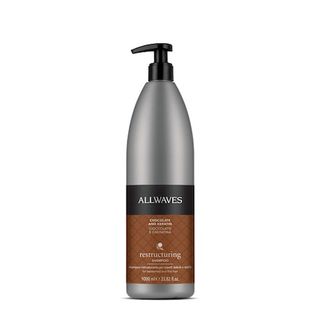 Sampon Allwaves cu ciocolata si keratina pentru par subtire si degradat 1000ml
