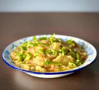 Köz patlıcan salatası 