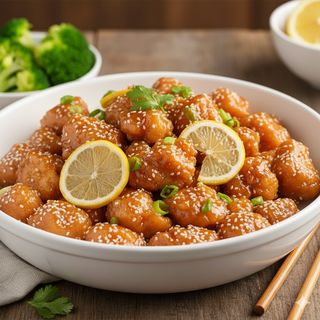 Pollo al limone in agrodolce