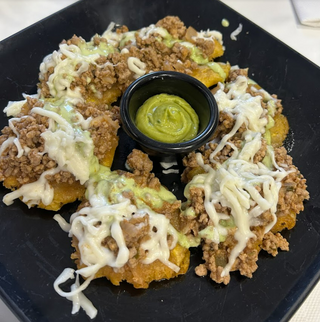 Patacones Gratinados