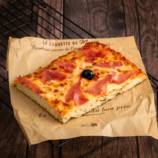 Pizza jamón dulce (trozo)