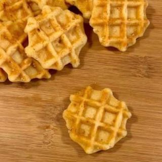 Mini gofres con chocolate 