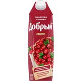 Հյութ «Դոբրի» խաղող , լոռամիրգ 1լ