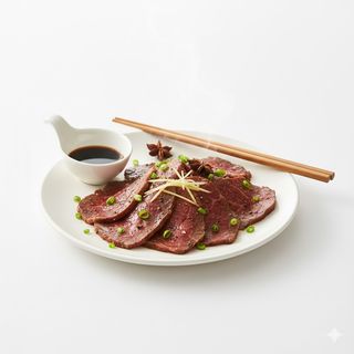 Fettine di manzo marinate in salsa di soia