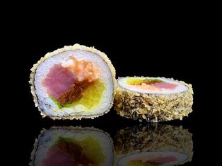 FUTOMAKI DOUBLE FISH PANKO 6 szt.