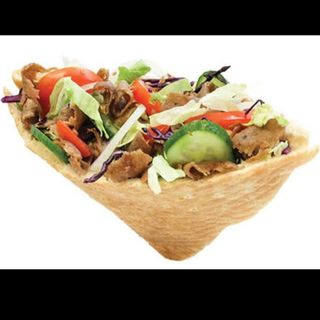 Kebab w bułce wegetariański