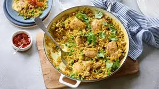 Chicken Fry With Rice/Pilau