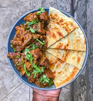 Beef with 2 Chapatis