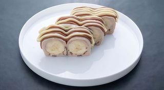 Солодкий рол Кiндер-банан