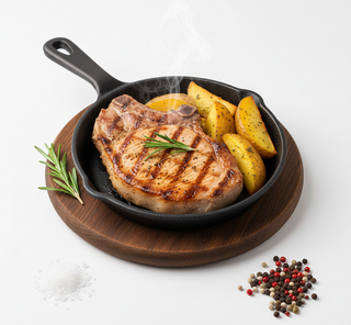 Costoletta di maiale ai ferri