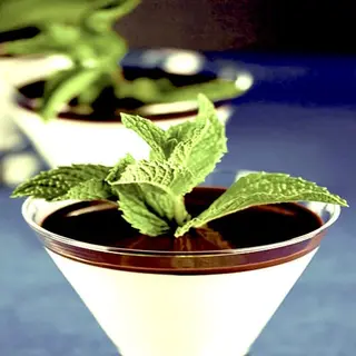 Panna cotta con chocolate