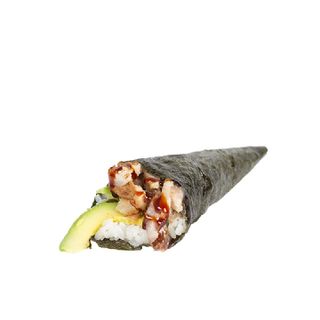 Cornet temaki anguille avocat