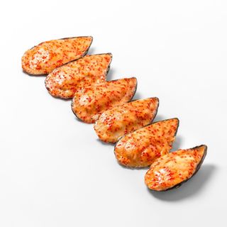 Mejillones al horno 3 quesos