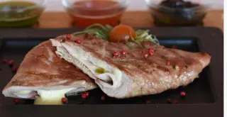 Punjeni lungić 400 g + ploške krumpira