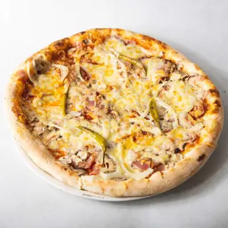 Slavonska pizza i Coca-cola 0.5l