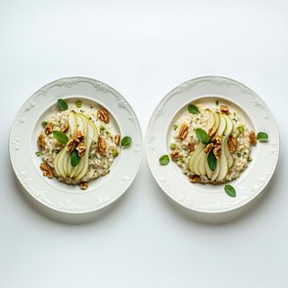 Risotti pere e gorgonzola