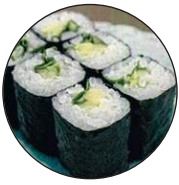 Maki Vegetable De Aguacate (8 Pzs.)