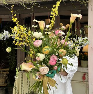 Bukiet wiosenna forsycja