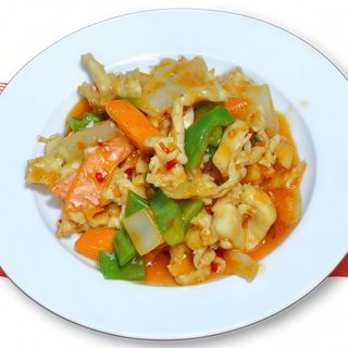 73-Pollo con salsa picante