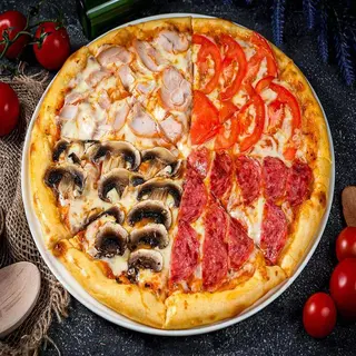 MENU Pizza 4 saisons + Boisson