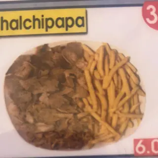 Plato Solo Carne y patatas