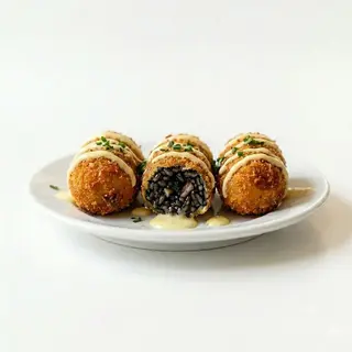 Croquetas De Arroz Negro Con Alioli (3 Uds.)