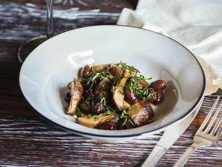 Смажені артишоки з оливками