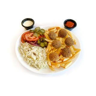 Falafel la farfurie