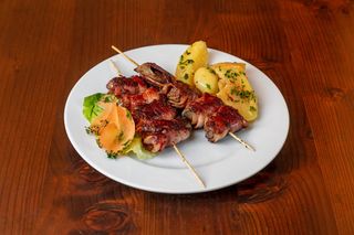 Pileća džigerica u slanini