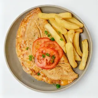 Chips & Omelette