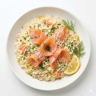Rissoto Con Salmón