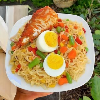 Noodles, Fish and a Boiled Egg