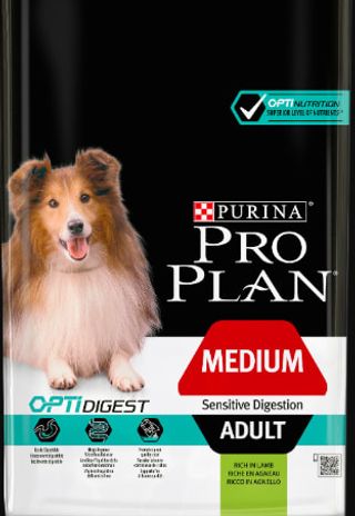 ProPlan Dry Food for Adult Dogs (Medium Sensitive Digestion) 1kg (with Lamb)