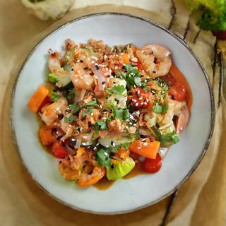 Gambas Con Verduras
