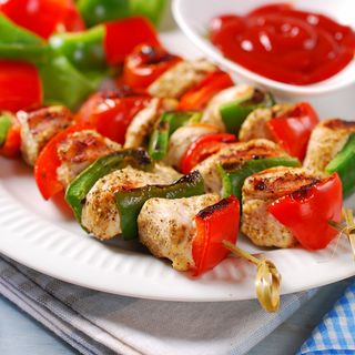 brochettes poulet
