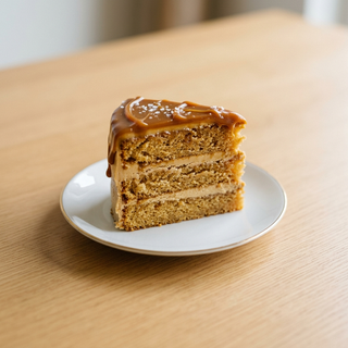 Caramel Cake Slice