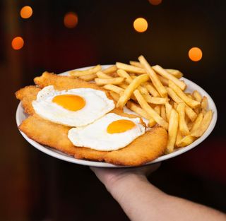Milanesa A Caballo