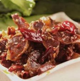 麻辣鸭胗Mollejas de pato