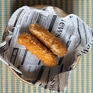 E60 Queso (GOUDA) empanado (2 Uds.)