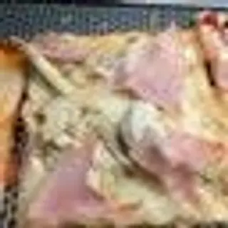 Crostino mozzarella carciofi e cotto al trancio 