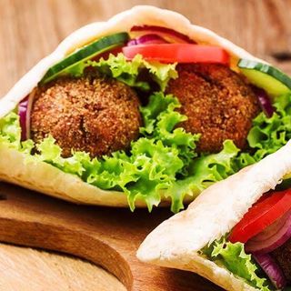 Pan De Pita Falafel Sin Carne