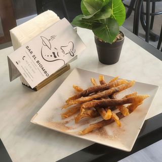 Crujiente De Morcilla Y Manzana