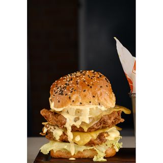 Double Stack Attack Burger