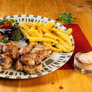 Solomillo de cerdo con salsa de Foie