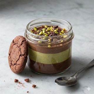 Cremoso al pistacchio e cioccolato