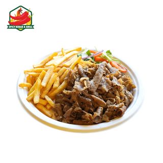 Talerz kebab z samym mięsem premium